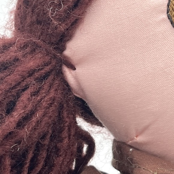 Vintage 90s Girl Guides Canada Brownie Plush Doll Brunette Stuffed Toy READ - Picture 9 of 16